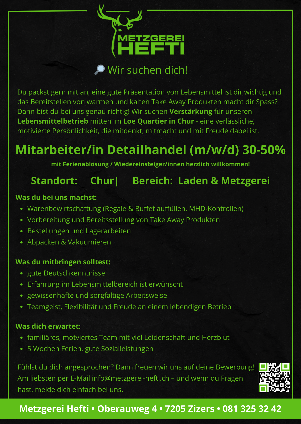 Loe Metzgerei Chur Metzgerei Hefti